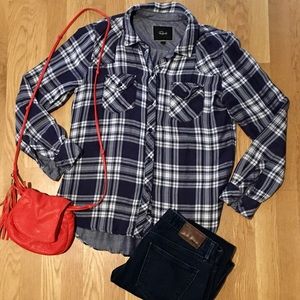 RAILS plaid button down shirt/ flannel small
